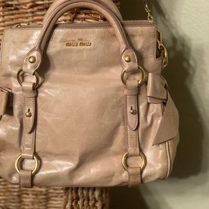Authentic Miu Miu Prada Vitello Handbag